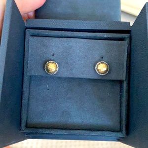 Authentic David Yurman Chateline Earrings with 18k gold